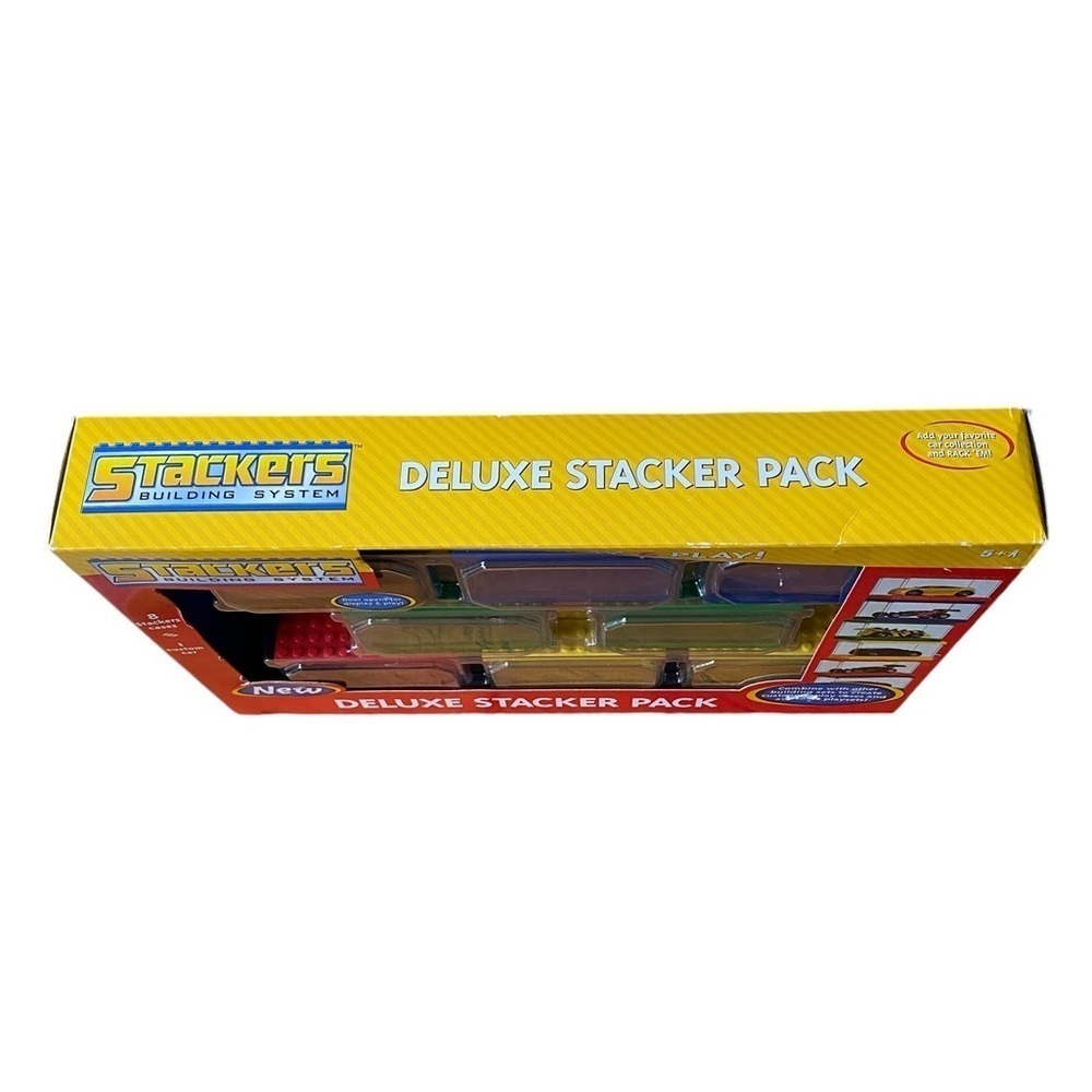 Racing Champions Stackers Building Track System, Plus Car & Display Cases. NEW - Picture 7 of 14